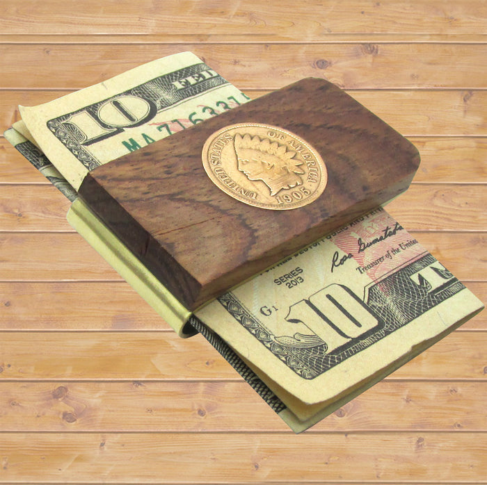 Money Clip, Native American, Indian Head Penny