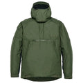 Montane Extreme Smock Insulated Mens in olive green with hood and zippered chest pocket, ideal for cold-weather outerwear from John Bull Clothing. Moss Green from  John Bull Clothing