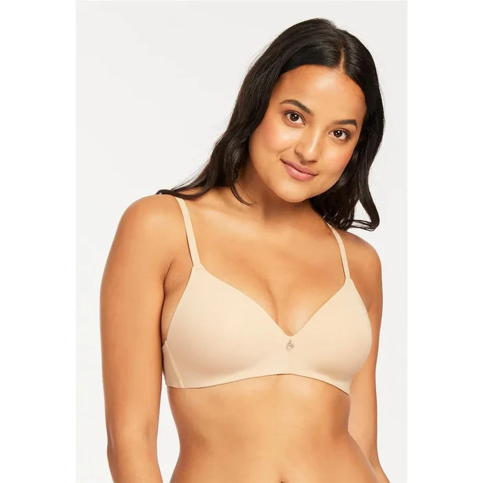 Montelle Wire-Free Contour Pad Bra - Convertible Wireless Support Bra - Romantiques