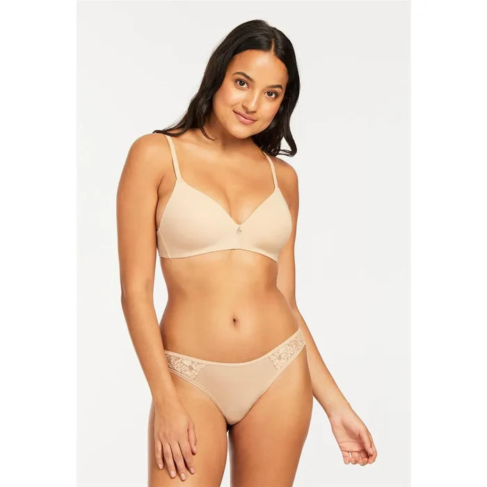 Montelle Wire-Free Contour Pad Bra - Convertible Wireless Support Bra - Romantiques