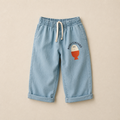 Morning Egg light denim pants