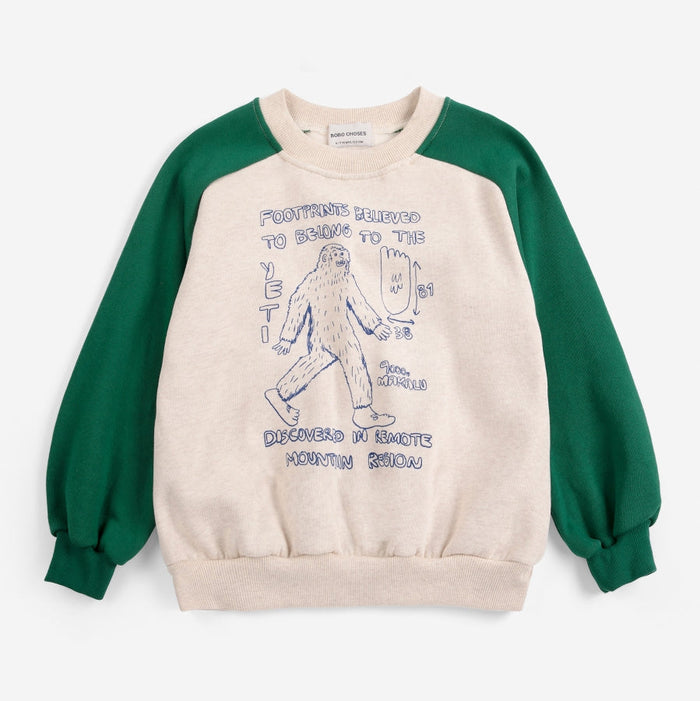 Mr. Footish raglan sweatshirt - KIDS