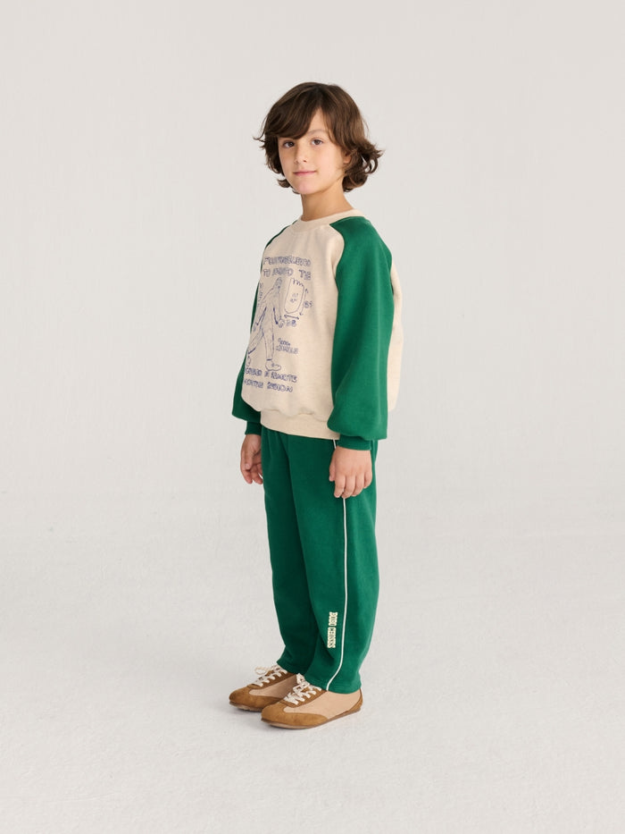 Mr. Footish raglan sweatshirt - KIDS