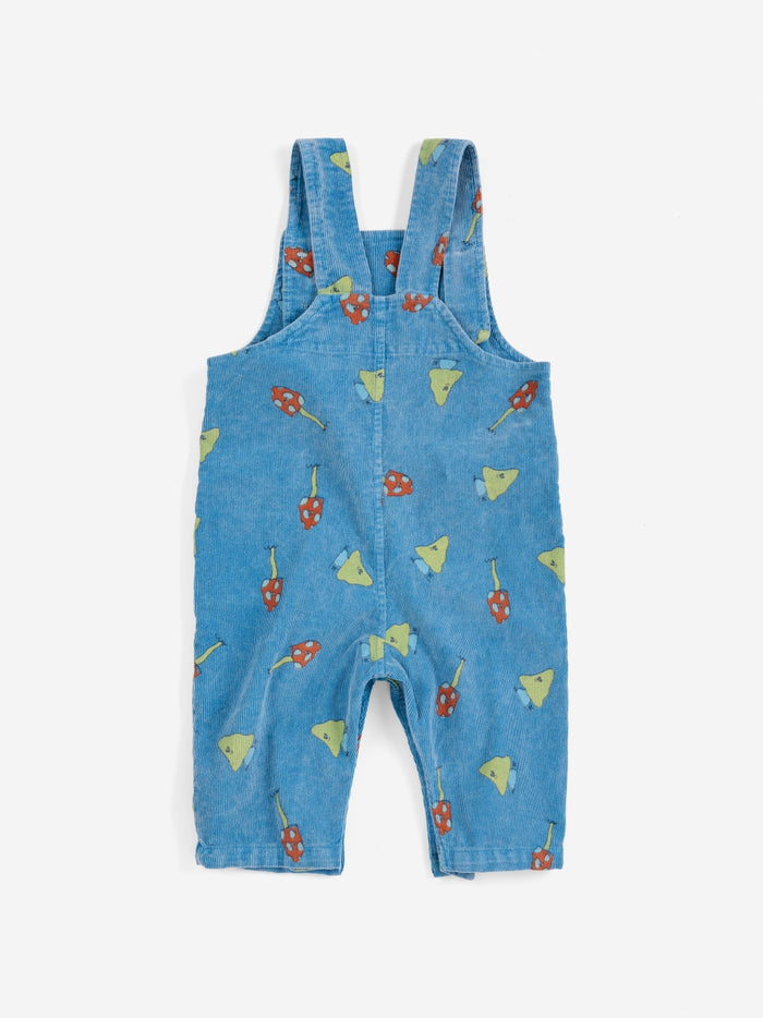 Mush Monster Duo all over corduroy overall - BABY