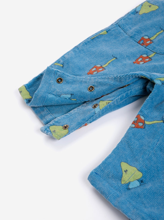 Mush Monster Duo all over corduroy overall - BABY