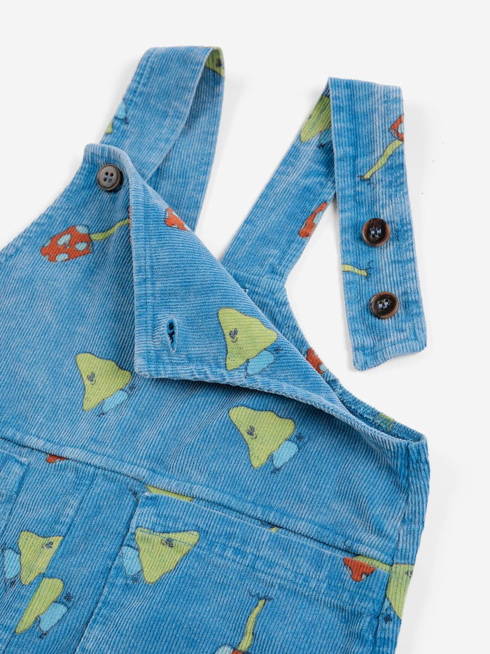 Mush Monster Duo all over corduroy overall - BABY
