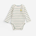 Mush Monster stripes body Green - NEWBORN