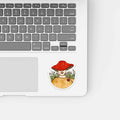 PinkPolish Design Stickers "Mushroom Cap" Vinyl Die Cut Sticker