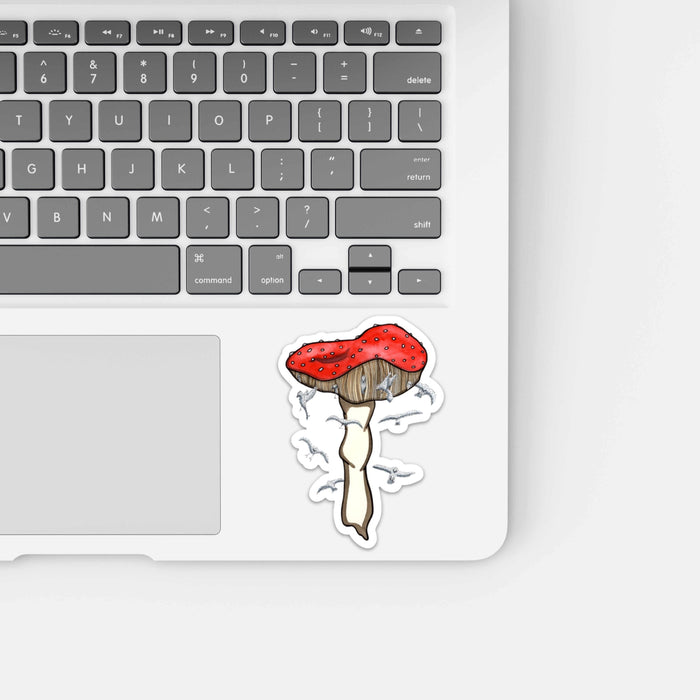 PinkPolish Design Stickers "Mushroom Magic" Vinyl Die Cut Sticker