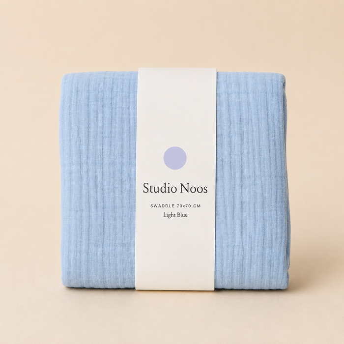 MUSLIN CLOTH 70X70 - light blue