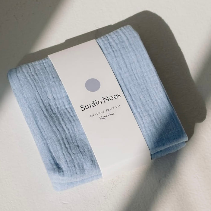 MUSLIN CLOTH 70X70 - light blue