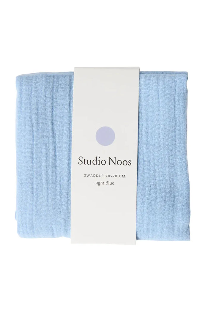 MUSLIN CLOTH 70X70 - light blue