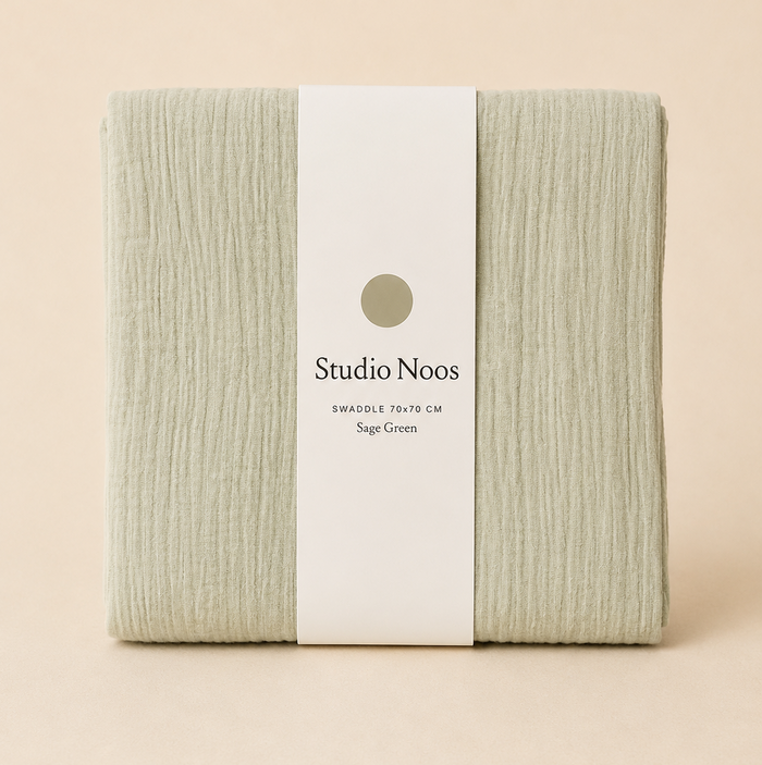 MUSLIN CLOTH 70X70 - sage green