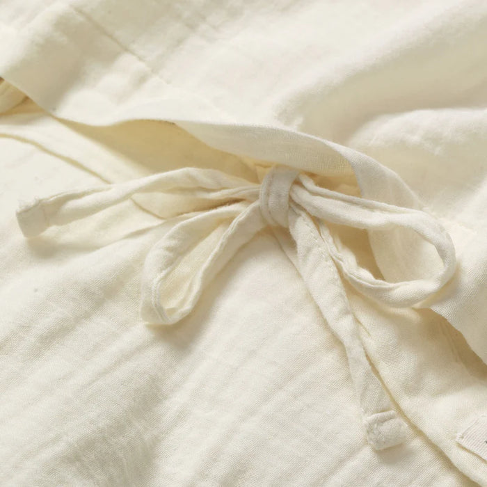 Muslin Junior Bedding - Cream 140x100