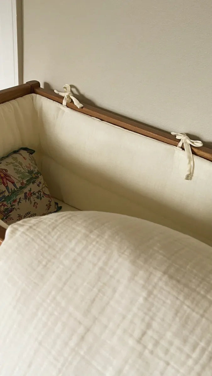 Muslin Junior Bedding - Cream 140x100
