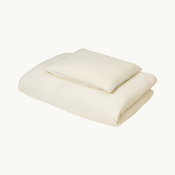 Muslin Junior Bedding - Cream 140x100