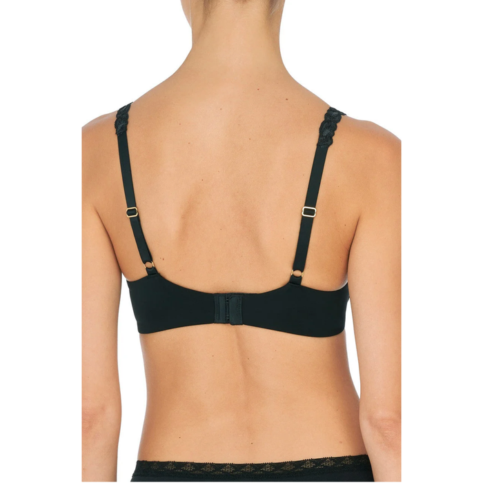 Natori Pure Luxe Custom Coverage Bra in Black - Romantiques