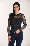 Navy Sparkle Sweater