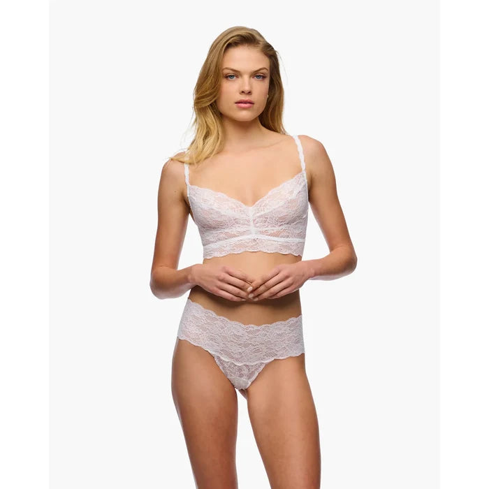 Never Say Never Sweetie Bralette in White