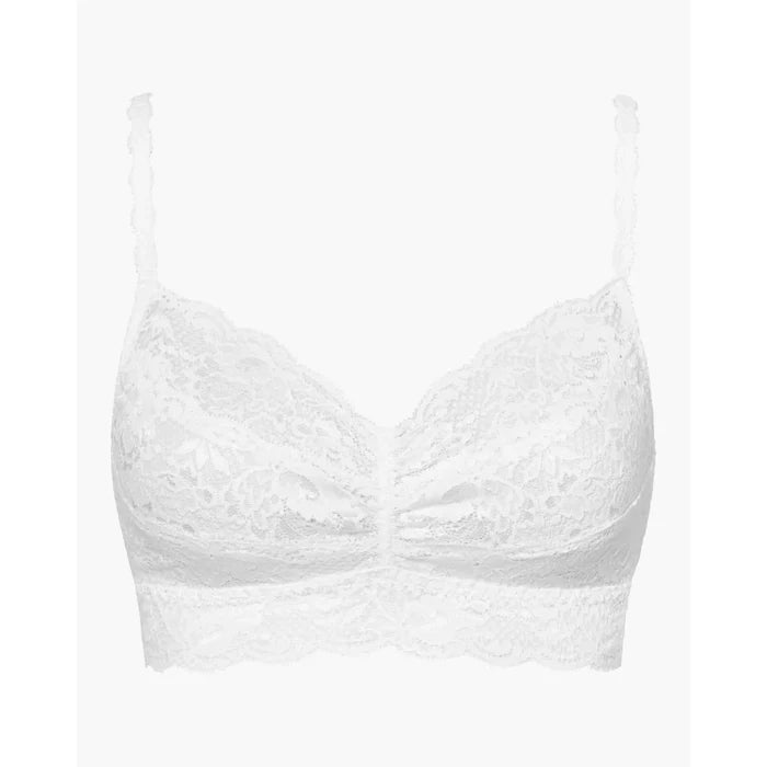 Never Say Never Sweetie Bralette in White