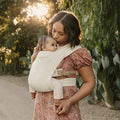 NEWBORN DRAAGZAK - EMBRACE SOFT KNIT CREAM