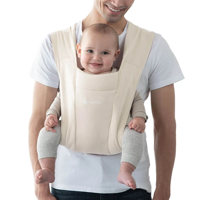 NEWBORN DRAAGZAK - EMBRACE SOFT KNIT CREAM