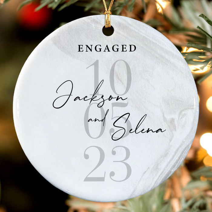 Newly Engaged Ornaments | Engagement Gifts Ornament