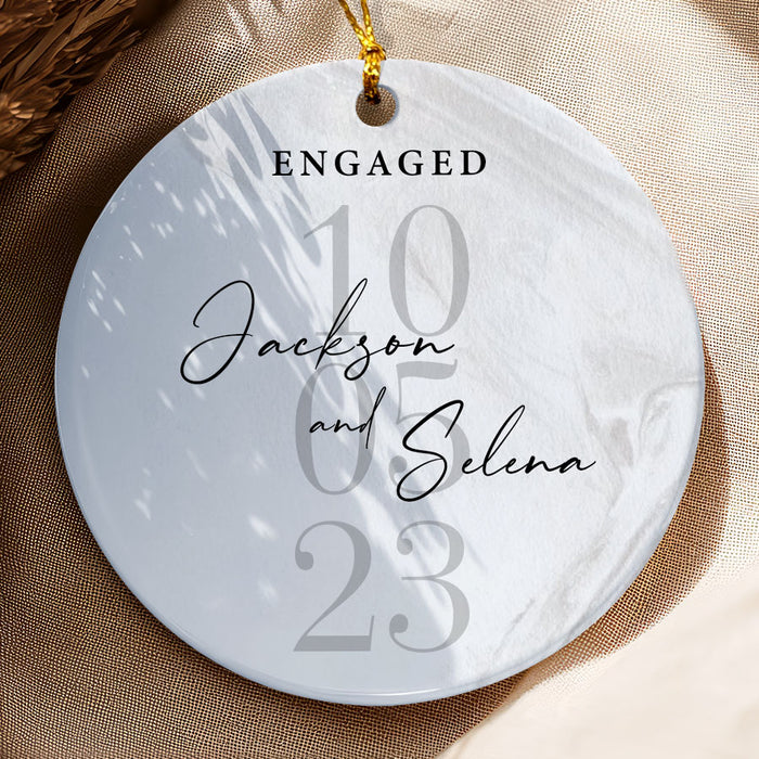 Newly Engaged Ornaments | Engagement Gifts Ornament