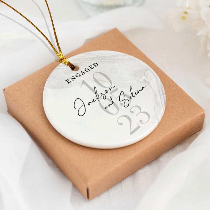 Newly Engaged Ornaments | Engagement Gifts Ornament