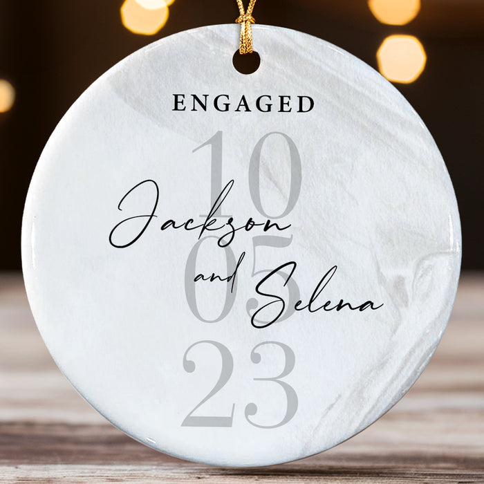 Newly Engaged Ornaments | Engagement Gifts Ornament