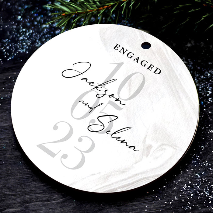 Newly Engaged Ornaments | Engagement Gifts Ornament