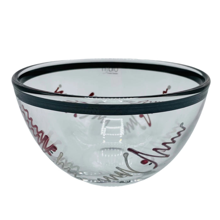 Nybro Christmas Glass Bowl