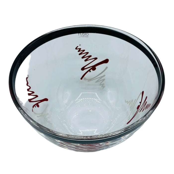 Nybro Christmas Glass Bowl