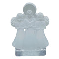 Nybro Glass Block Votive Candle holder - Angel choir