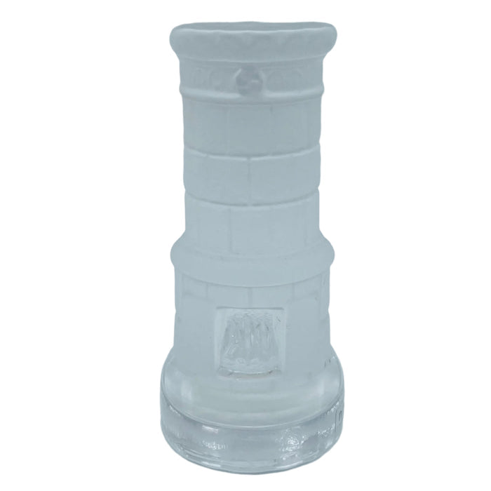 Nybro Glass Block Votive Candle holder - Fireplace Stove