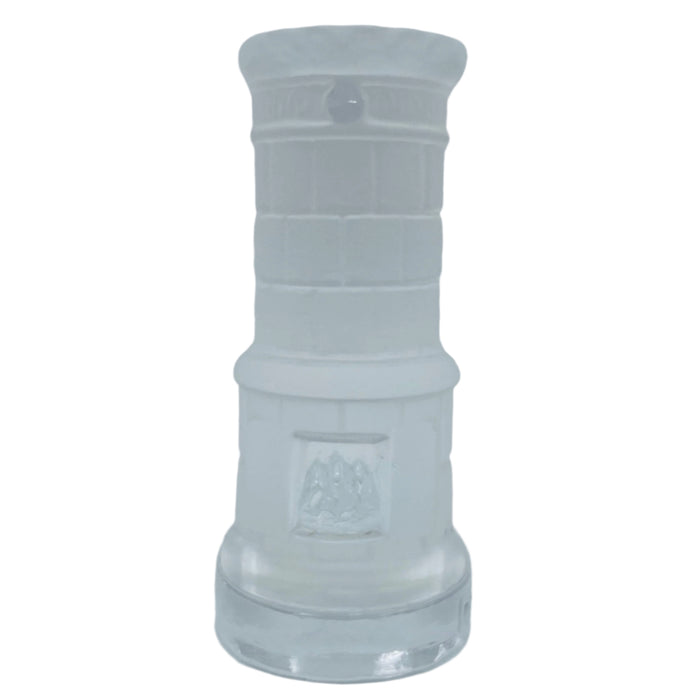 Nybro Glass Block Votive Candle holder - Fireplace Stove