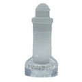 Nybro Glass Block Votive Candle holder - Light house