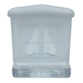Nybro Glass Block Votive Candle holder - Window