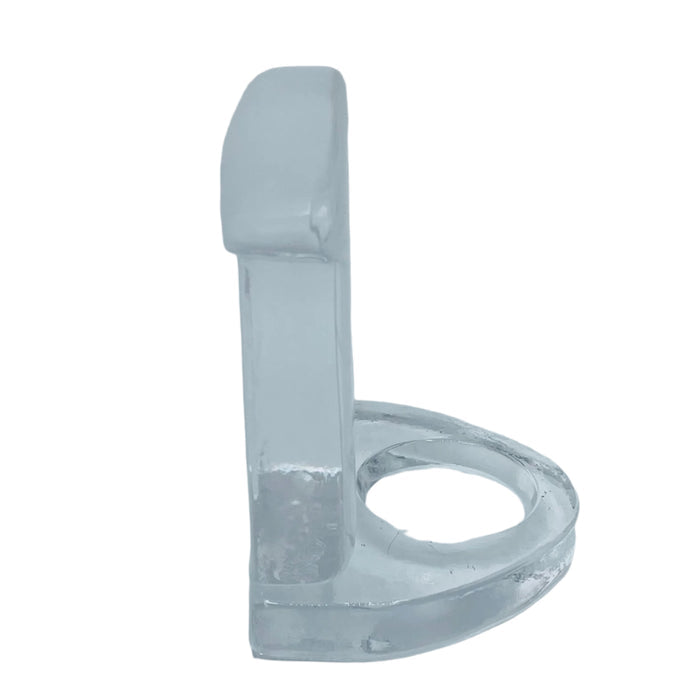 Nybro Glass Block Votive Candle holder - Window