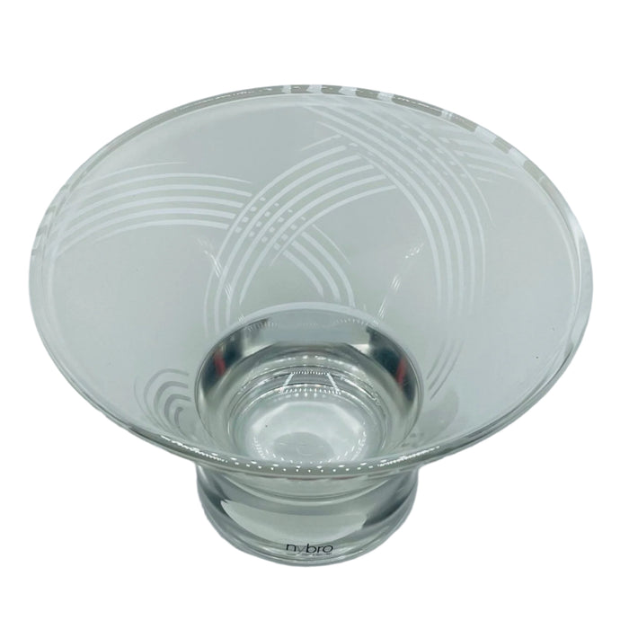Nybro Jive glass bowl - White