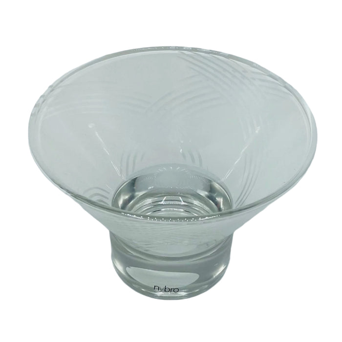 Nybro Jive glass bowl - White