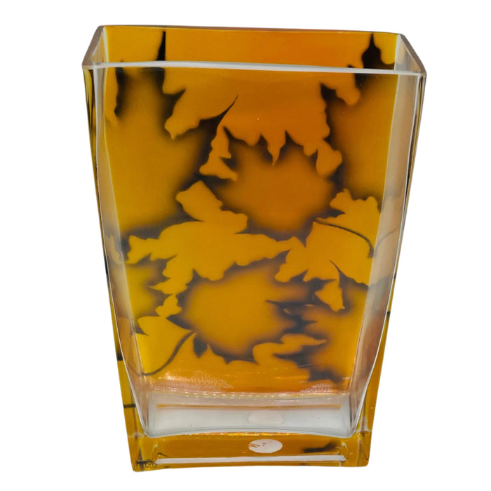 Nybro Maple Burning Leafs Vase