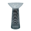 Nybro Spiro Black Glass Vase