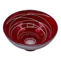 Nybro Trazzel Glass Bowl - Red