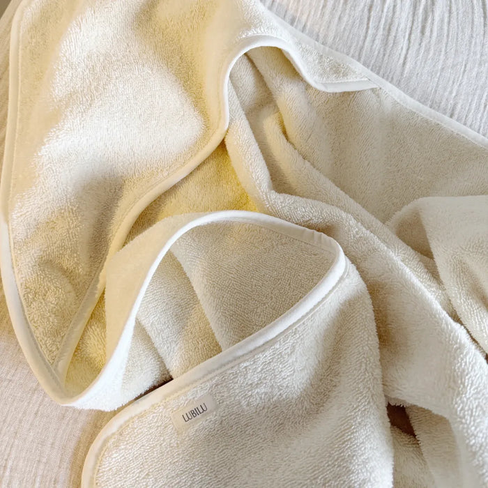 Organic Hooded Towel Creme