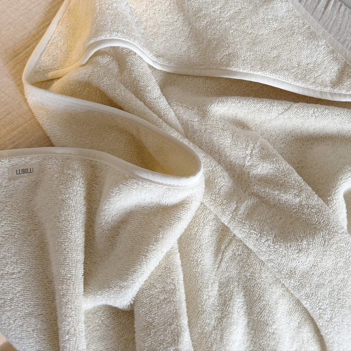 Organic Hooded Towel Creme
