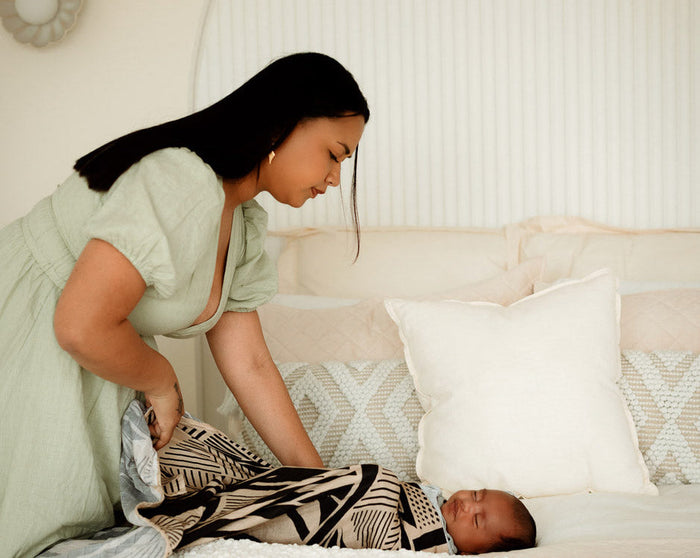 Organic Muslin wrap in Koko
