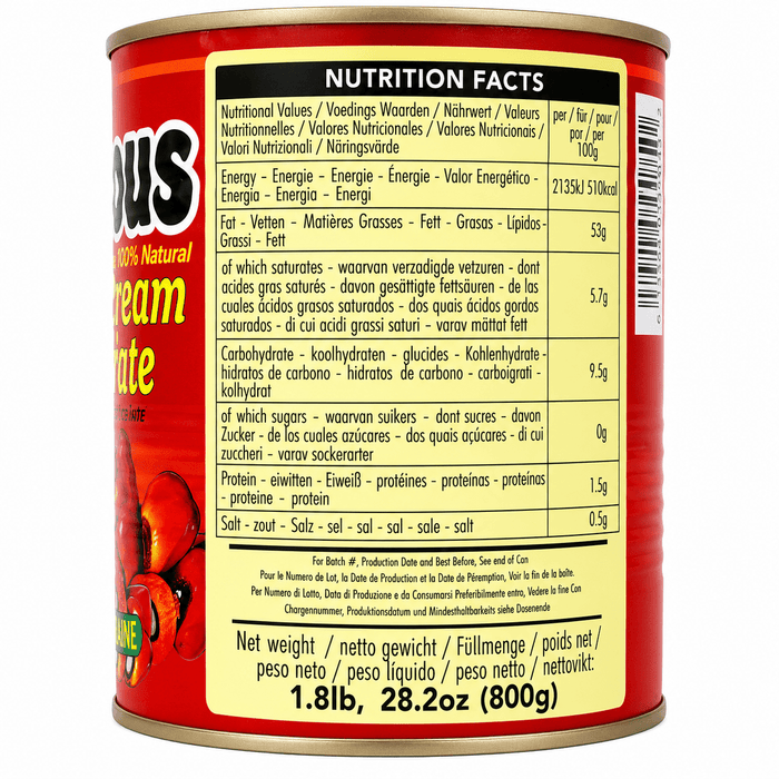 Palmnut Cream Concentrate, rich and smooth palm nut base ideal for preparing authentic African palmnut soup, stews, sauces, and traditional West African dishes.