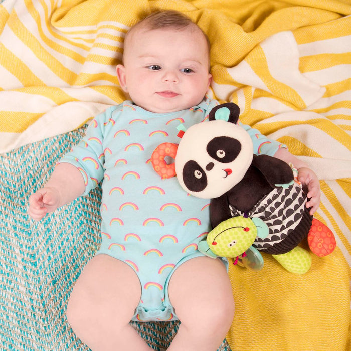 Interactive panda plushie