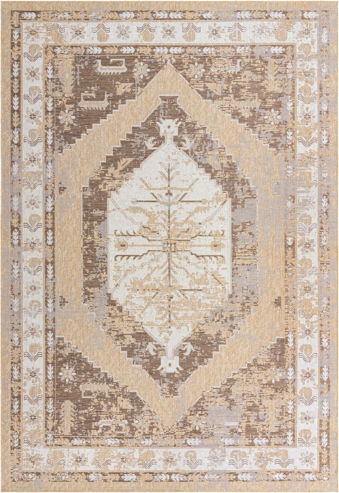 Patio Heritage Collection Area Rug -  Augusta (Natural) Rectangle Natural Main